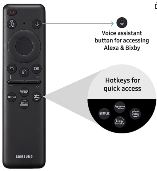 Samsung 138 cm (55 inches) 4K Ultra HD Smart Neo QLED TV QA55QN90CAKLXL (Carbon Silver) | with 3 Years Warranty - Image 3